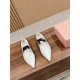 MiuMiu Pointed Toe Flat Shoes