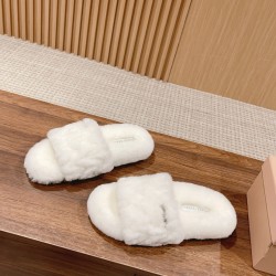 MiuMiu Wool Slippers