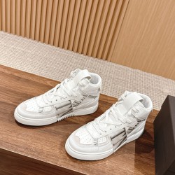 Valentino ONE STUD VL7N Calfskin Lace-Up Sneakers