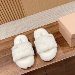 MiuMiu Wool Slippers