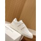 Valentino ROCKSTUD UNTITLED SNEAKER IN CALFSKIN LEATHER WITH METALLIC STRIPE