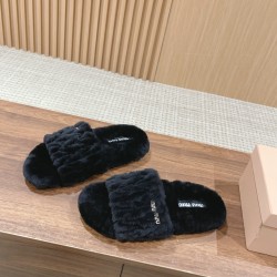 MiuMiu Wool Slippers