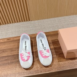 MiuMiu Colour Block Ballerina Flats