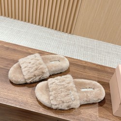 MiuMiu Wool Slippers