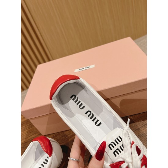 MiuMiu Colour Block Ballerina Flats