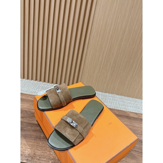 Hermes Slippers