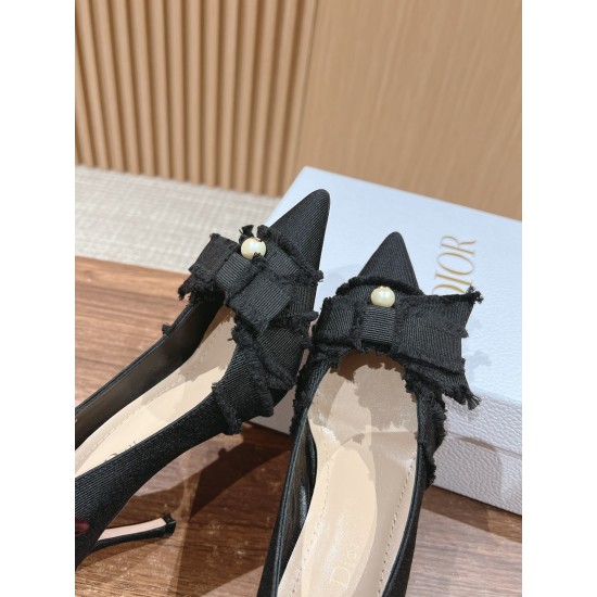 Dior Pointed Toe Bow High Heels