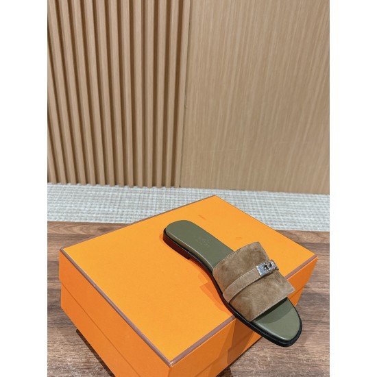 Hermes Slippers