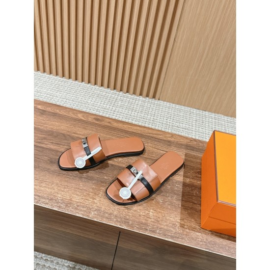 Hermes Slippers