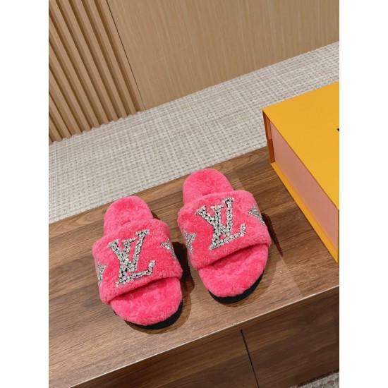 LV Woolen Slippers