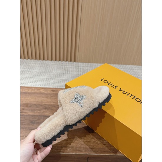 LV Woolen Slippers