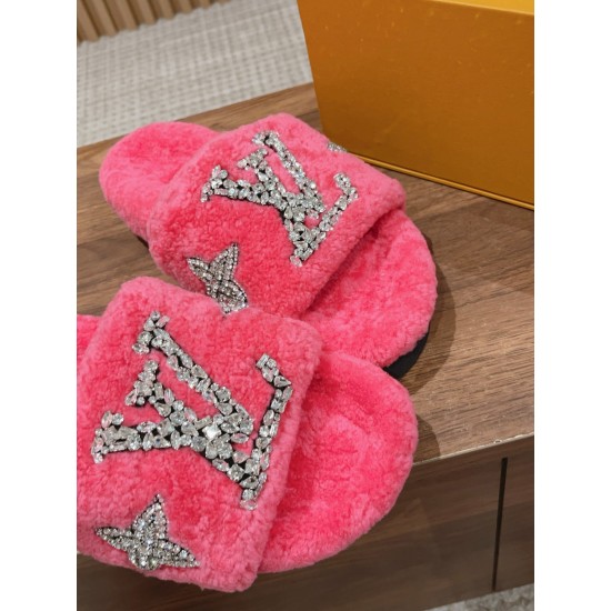 LV Woolen Slippers