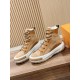 LV SQUAD Wool High Top Sneakers