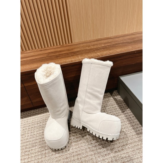 Balenciaga Alaska Fur Boots