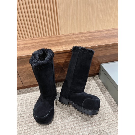 Balenciaga Alaska Fur Boots