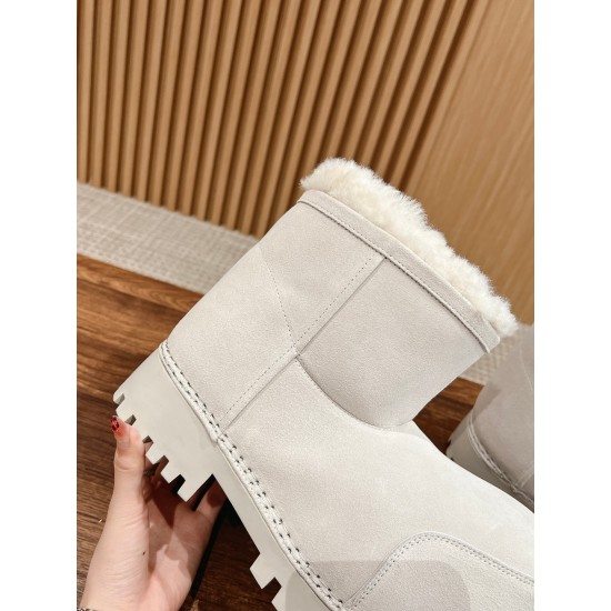 Balenciaga Alaska Fur Boots