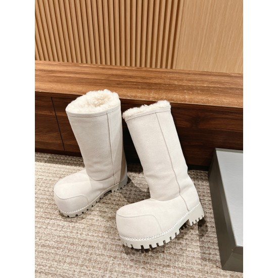 Balenciaga Alaska Fur Boots