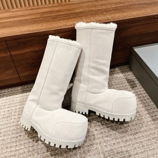 Balenciaga Alaska Fur Boots