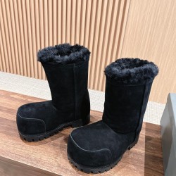 Balenciaga Alaska Fur Boots