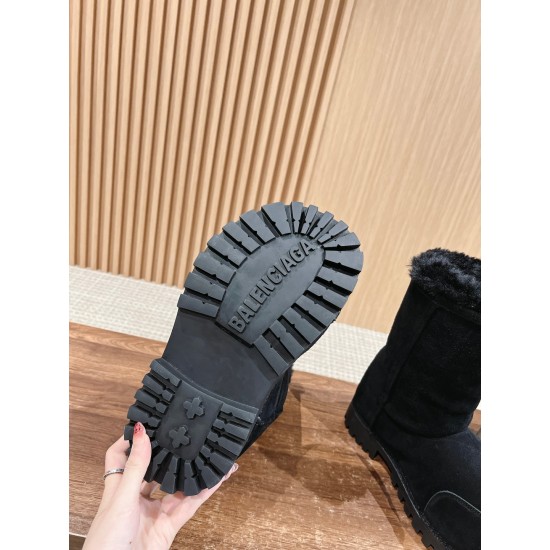 Balenciaga Alaska Fur Boots