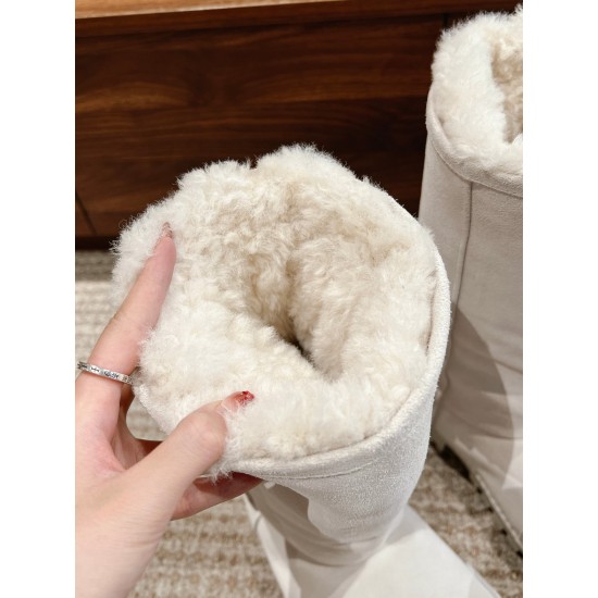 Balenciaga Alaska Fur Boots