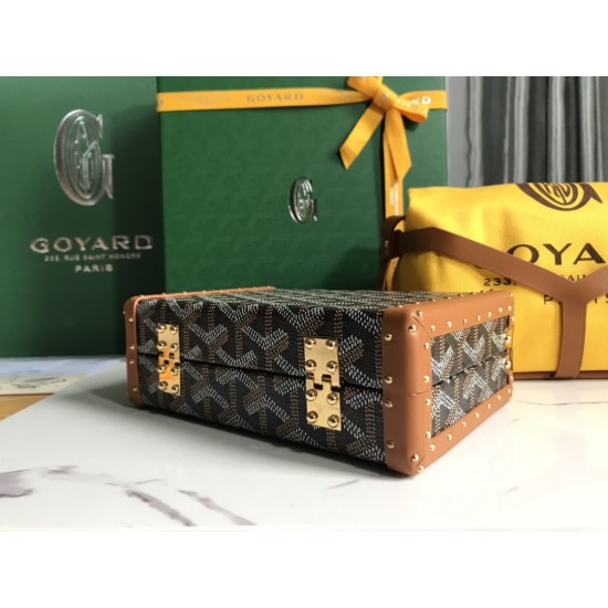 Goyard Minaudière Trunk Bag