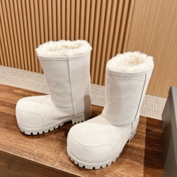 Balenciaga Alaska Fur Boots