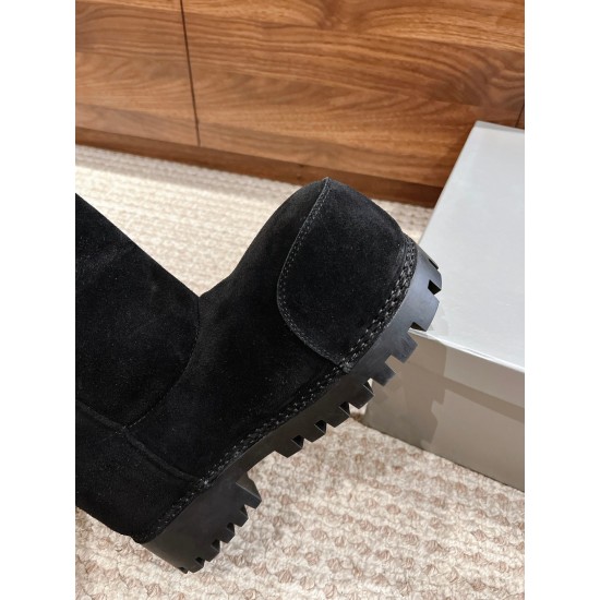 Balenciaga Alaska Fur Boots