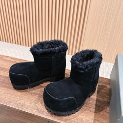 Balenciaga Alaska Fur Boots