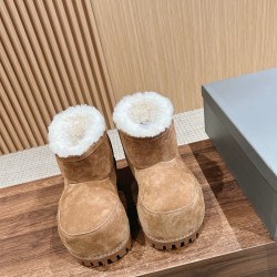 Balenciaga Alaska Fur Boots