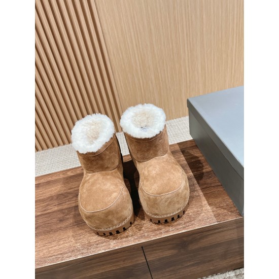 Balenciaga Alaska Fur Boots