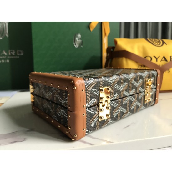 Goyard Minaudière Trunk Bag