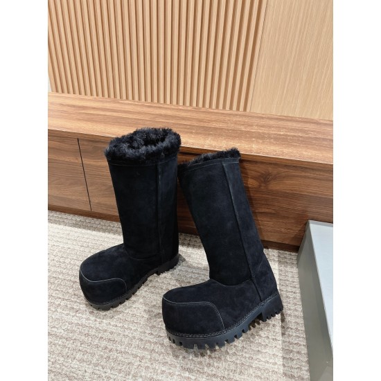 Balenciaga Alaska Fur Boots