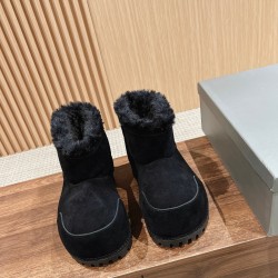 Balenciaga Alaska Fur Boots