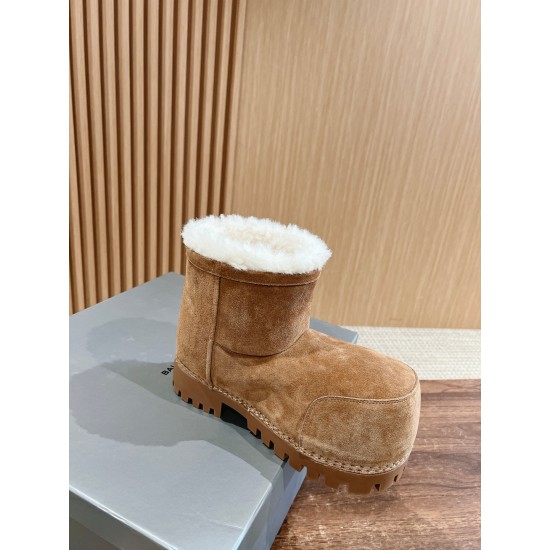 Balenciaga Alaska Fur Boots