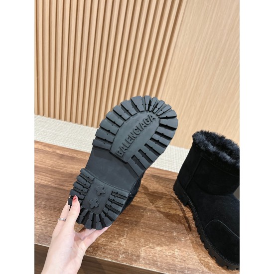 Balenciaga Alaska Fur Boots