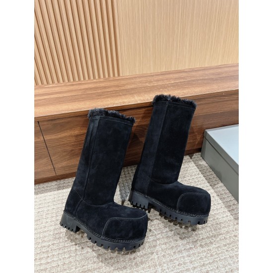 Balenciaga Alaska Fur Boots