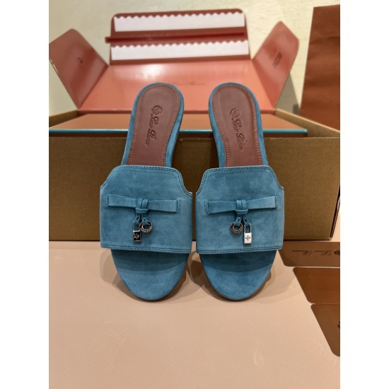 Loro Piana Summer Charms Slippers