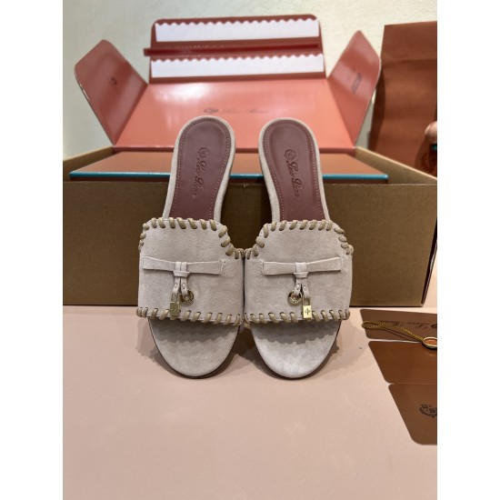 Loro Piana Summer Charms Slippers