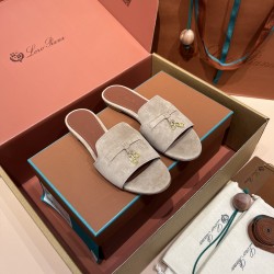 Loro Piana Summer Charms Slippers