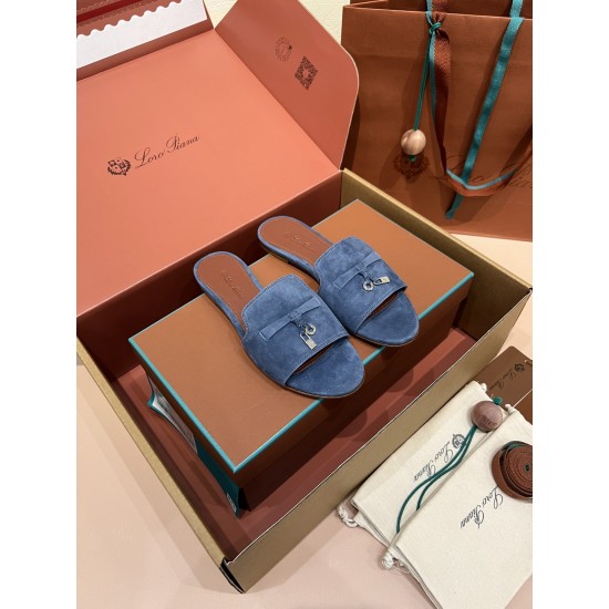 Loro Piana Summer Charms Slippers