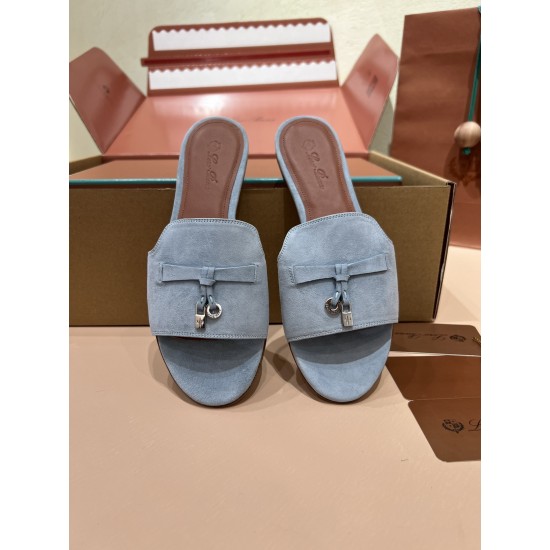 Loro Piana Summer Charms Slippers