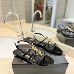 YSL Flat Sandals