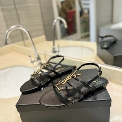 YSL Flat Sandals