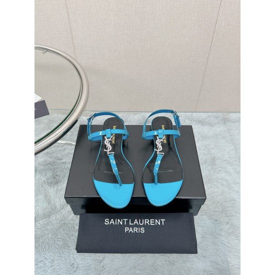 YSL Flat Sandals