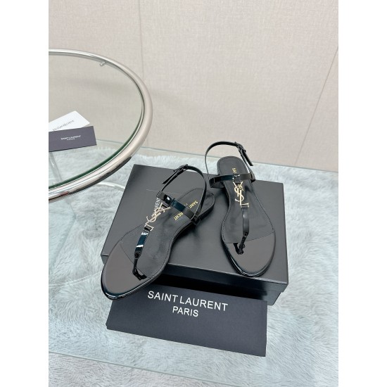 YSL Flat Sandals