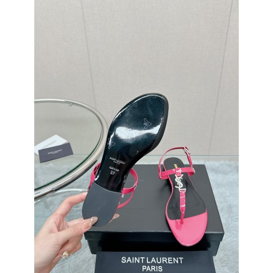 YSL Flat Sandals