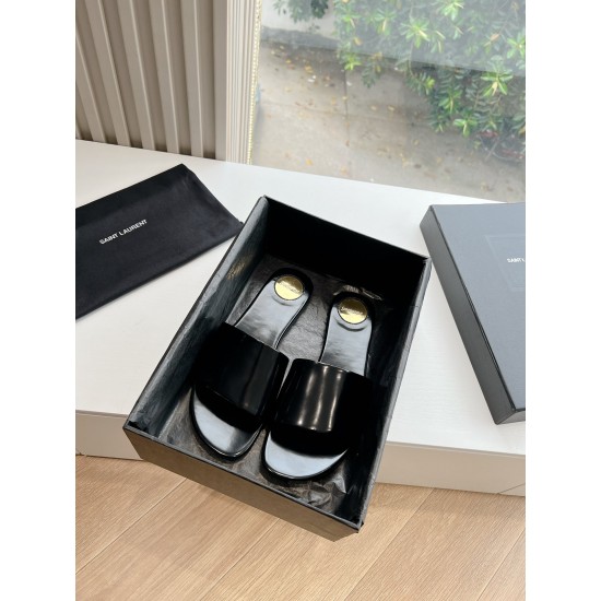 YSL Flat Slippers