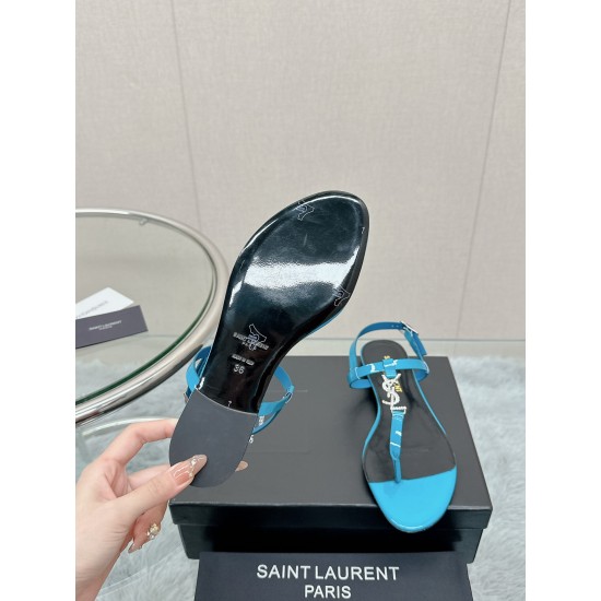 YSL Flat Sandals