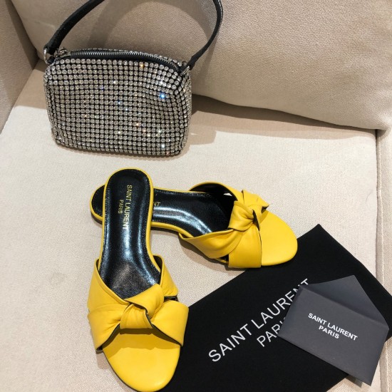 YSL Flat Slippers